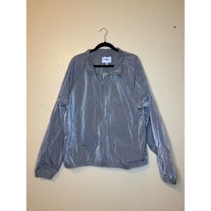 Goodfellow & Co Mens Taupe Lightweight Windbreaker Zip Up Jacket Size XL